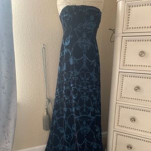 Zara maxi dress velvet